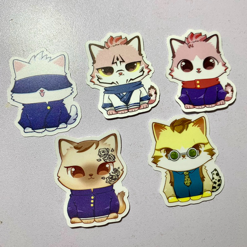 

Jujutsu kaisen kitten v2 sticker / stiker jujutsu kaisen anti air jjk gojo nanami nobara yuji sukuna | Cacaastudio