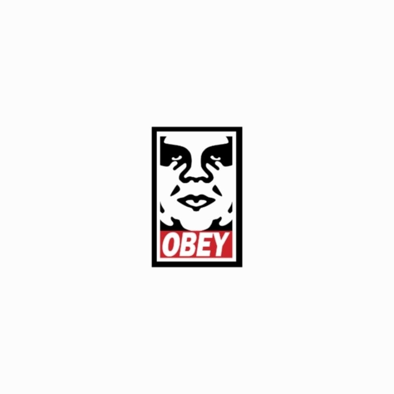 

sticker OBEY GIANT logo face graffiti vandal punk stiker