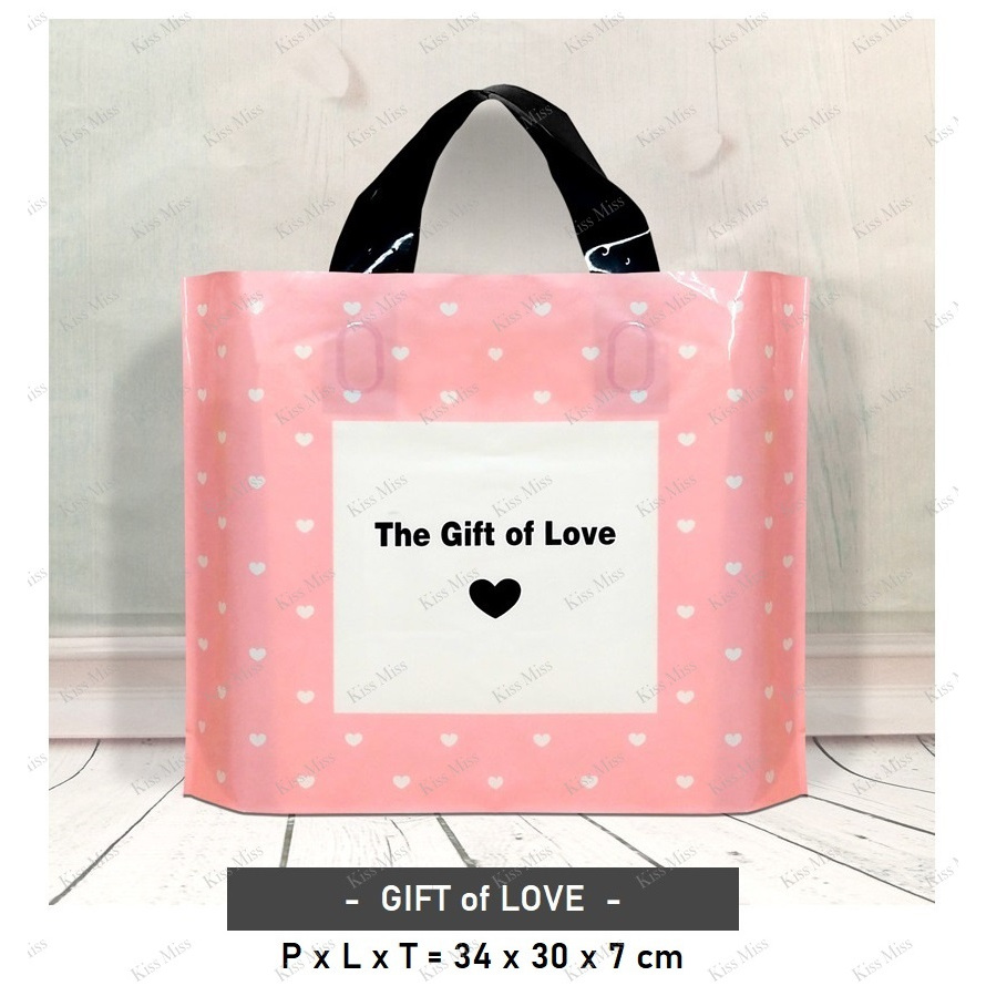 

SHOPPING BAG - 35X30 - KANTONG PLASTIK - PACKAGING - GOODIE BAG - MOTIF - KRESEK