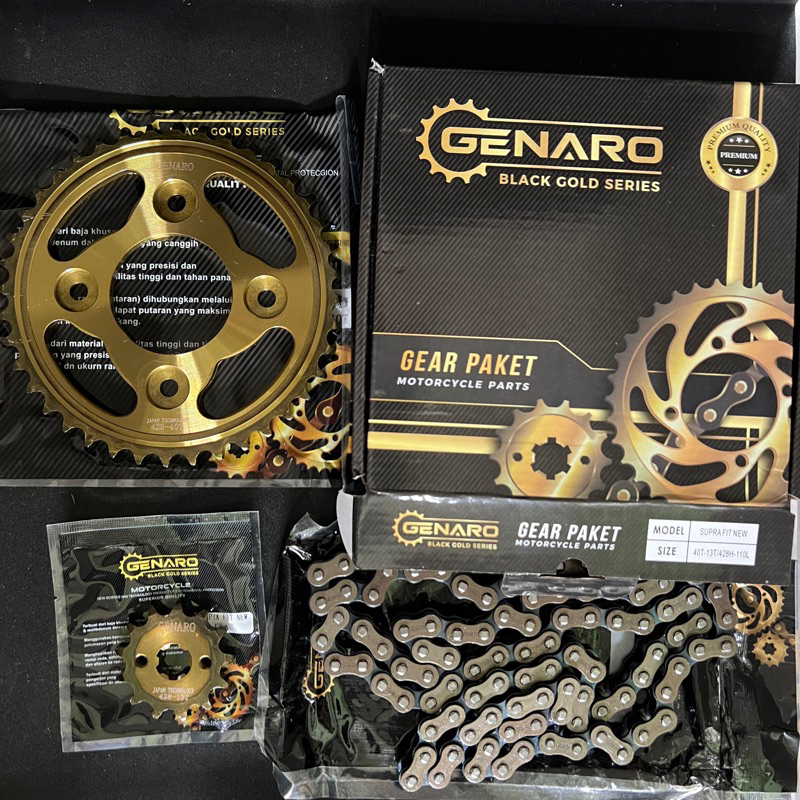 Gear Paket Supra Fit New Gear Set Gear Set Rantai GENARO