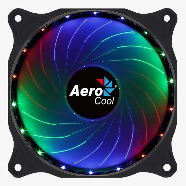 Fan Casing PC Aerocool Cosmo 12 1000 RPM 12CM Komputer PC Fan Case