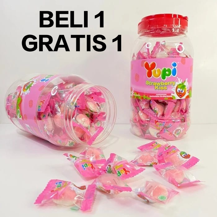 

BELI 1 GRATIS 1 YUPI TOPLES 300gram YUPY KEMASAN TOPLES