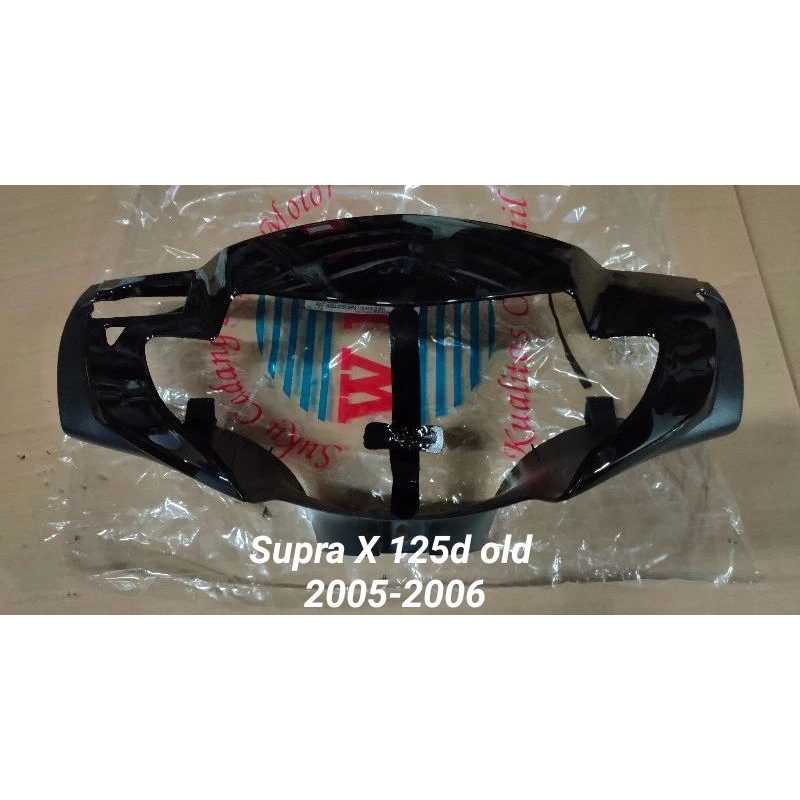 Batok depan only Hitam/ Silver/ merah Honda Supra X 125 d 2005 - 2006 kw