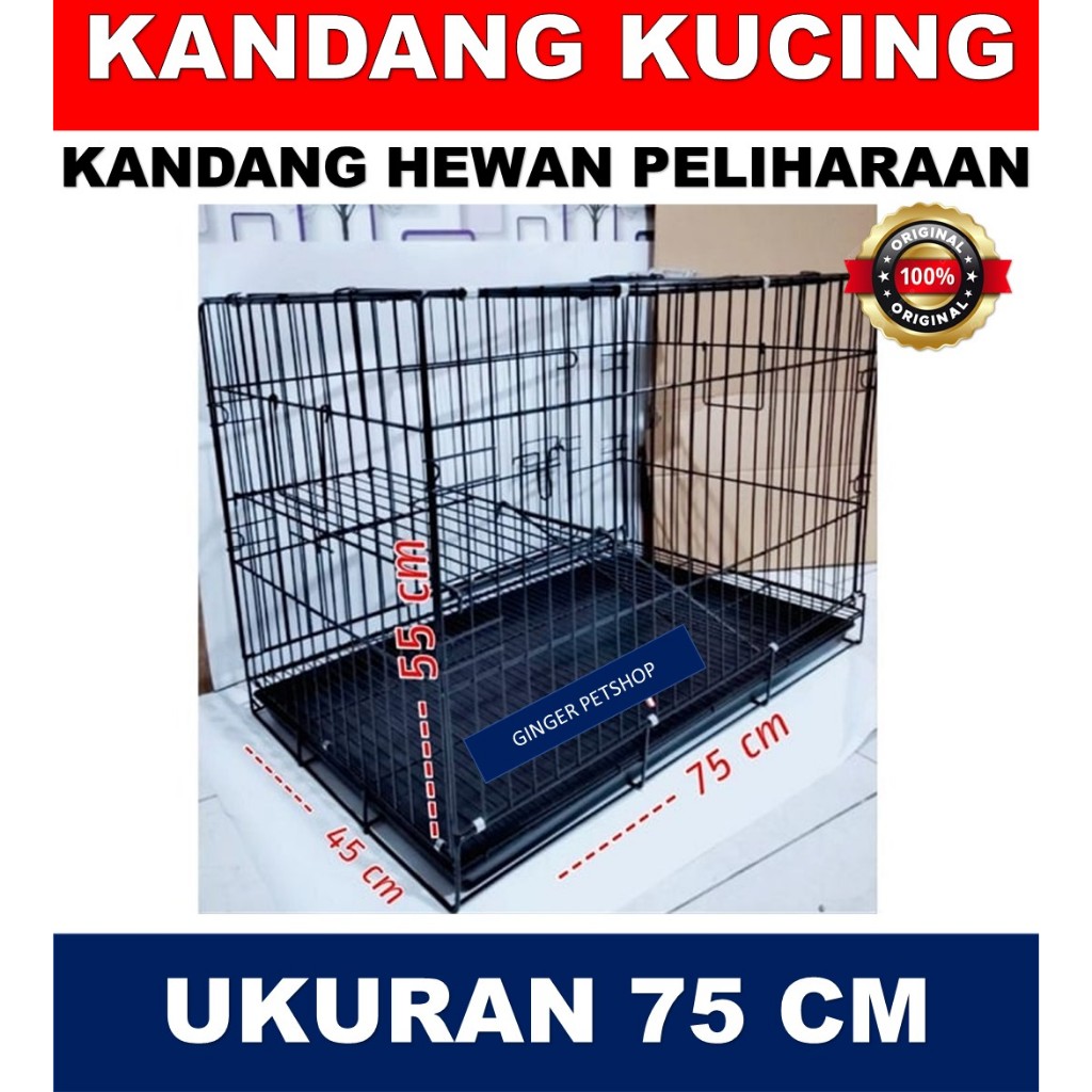 KANDANG HEWAN KUCING ANJING KELINCI SUGAR GLIDER AYAM - KANDANG BESI LIPAT - BEST PET CAGE - KANDANG