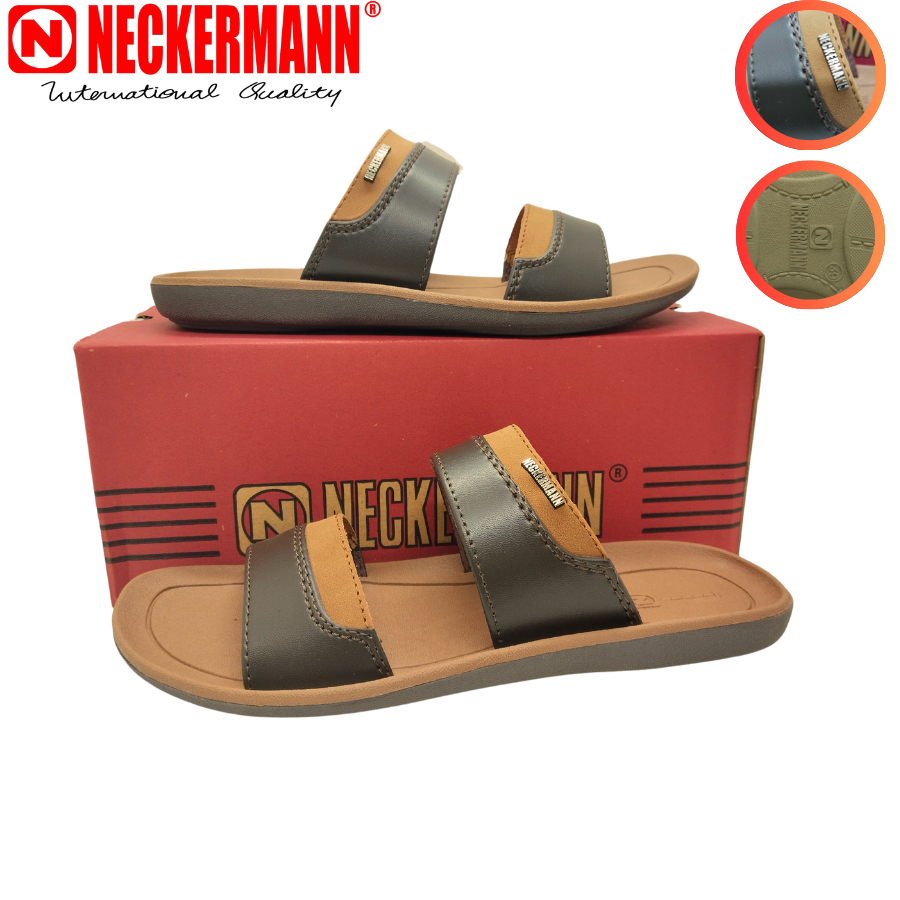 Sandal Pria Neckermann lv982 brown.real pict by neckermann