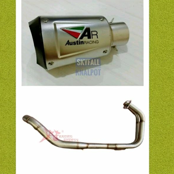 KNALPOT AR AUSTIN RACING V3 IMPORT HEADER STAINLEES BENDING CBR 250RR R25 MT 25 NINJA 250