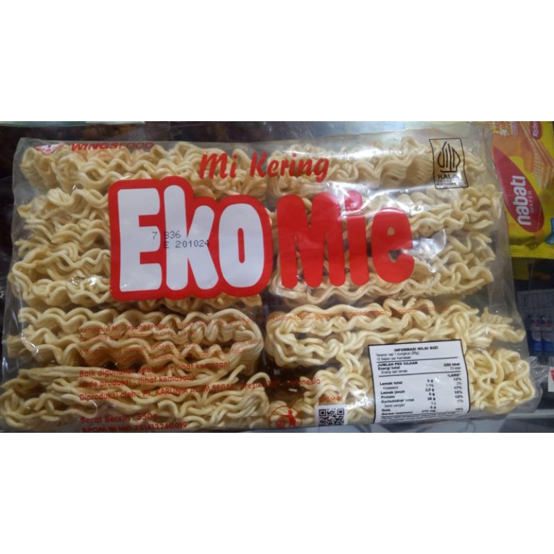 

MIE KERING EKOMIE KEMASAN 550 GRAM (10keping)