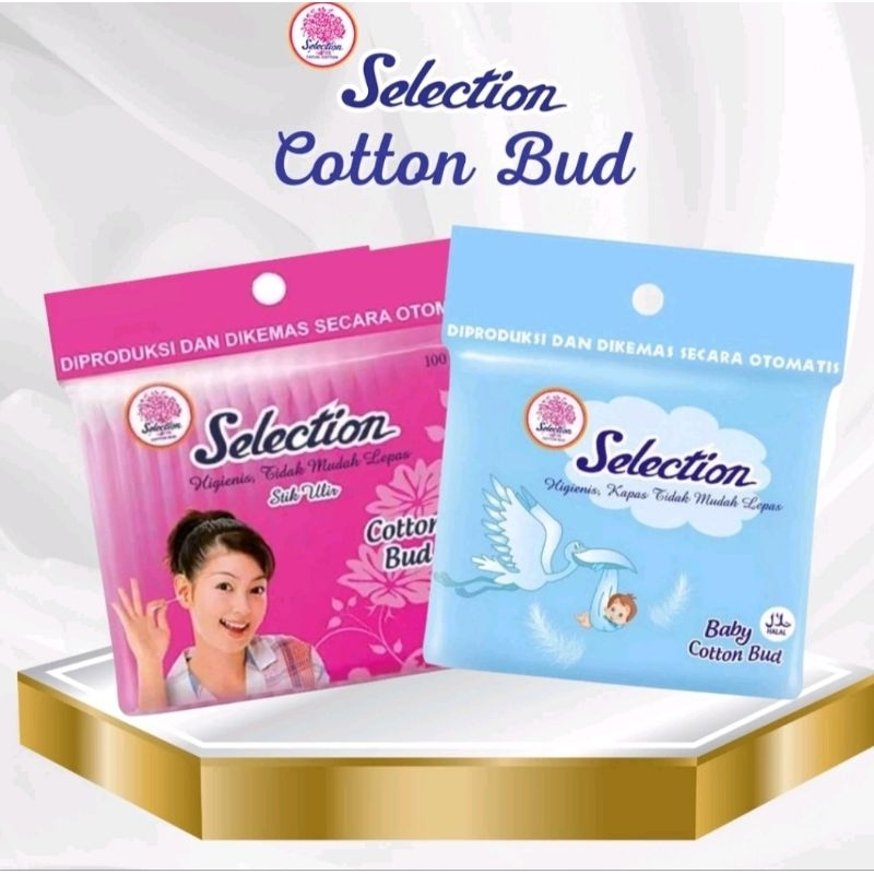 Grosir SELECTION Cotton Bud isi 100