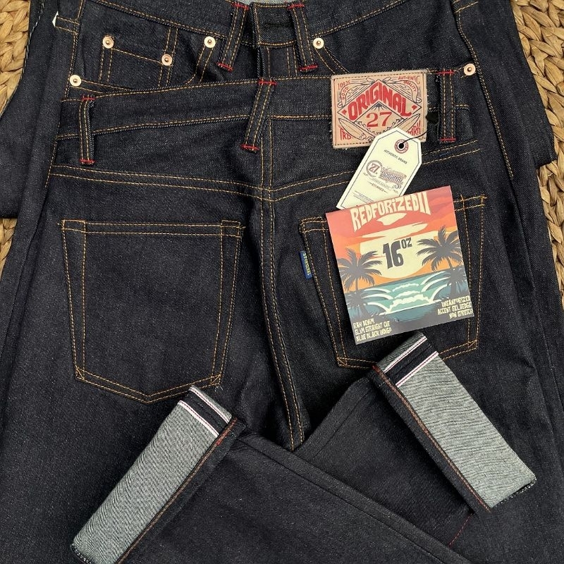27.original - Raw Denim - Redforized II 16oz - Selvedge Accent Redline