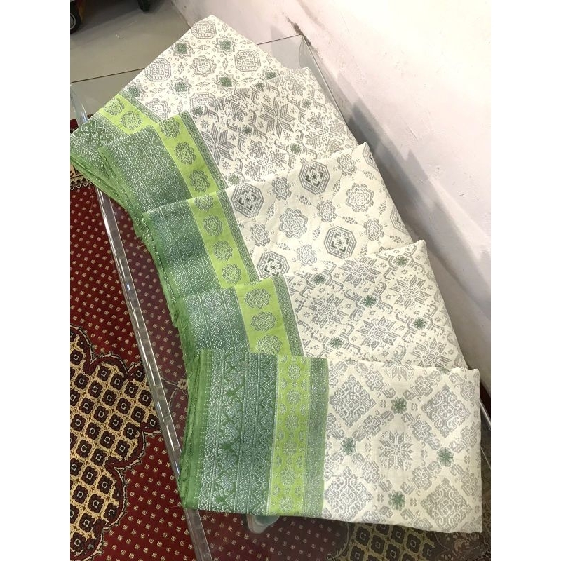 SONGKET PANCA WARNA 5 DIMENSI ORI - Songket Palembang - Songket Tenun Tangan