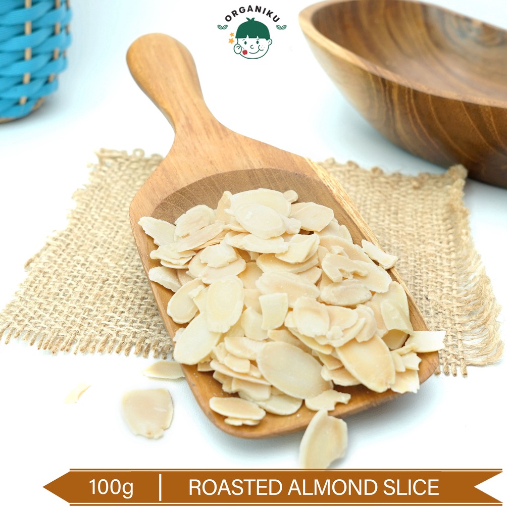 

Sale Roasted Almond Slice Almond Iris Panggang 1gr 25gr 8AI