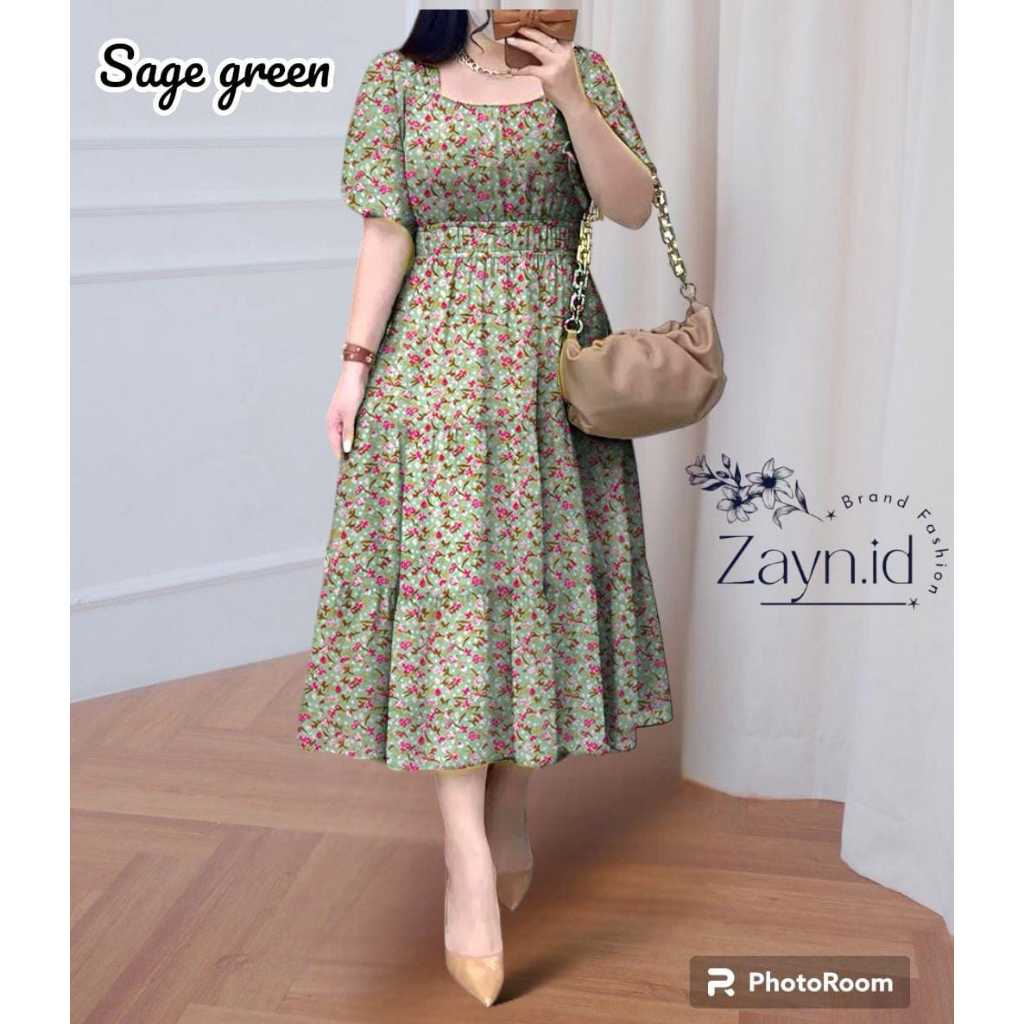 DRESS TEBUS MURAH DASTER KERUT DADA TERATAI | DRESS CANDA BUSUI