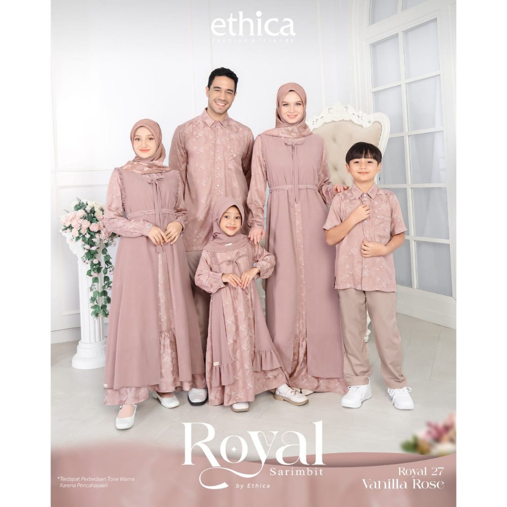 ROYAL 27 VANILLA ROSE GAMIS DEWASA KAGUMI 317 VANILLA ROSE KAGUMI KIDS 166 VANILLA ROSE KOKO KAHFI 3