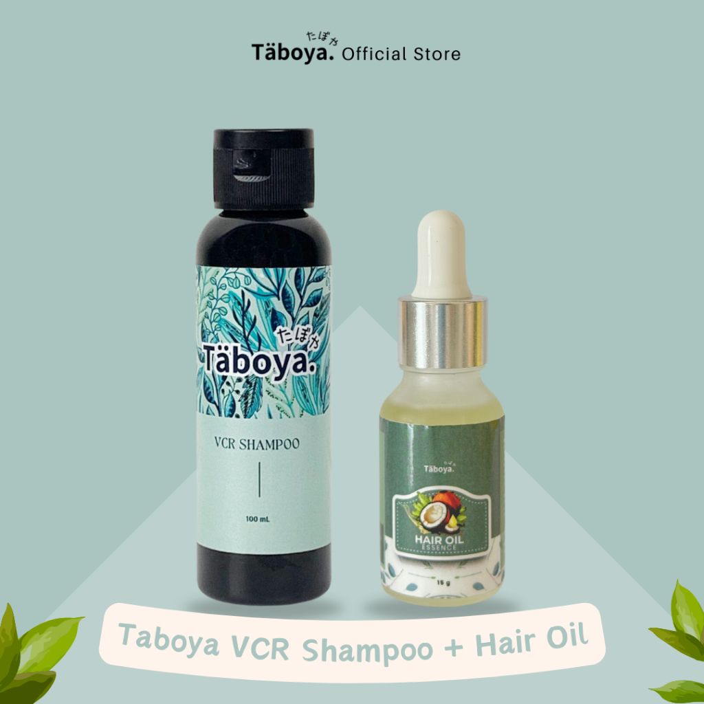 Taboya VCR Shampoo dan Taboya Hair Oil Essence - Paket Bundling