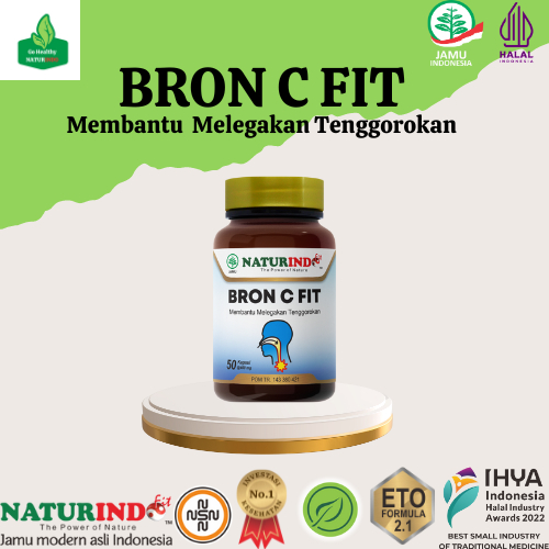BRON C FIT herbal mengatasi ASMA, BRONKITIS, BATUK BERDARAH BRON C FIT