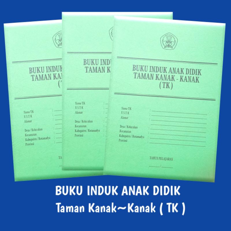 BUKU INDUK TK dan PAUD | BUKU TK , PAUD