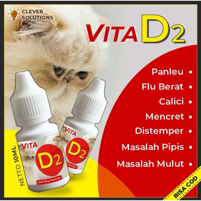 Vitamin D2 Kucing Evo D2 Vita D2