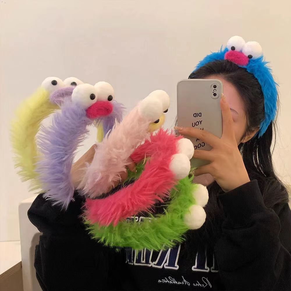 Bando Wanita Dewasa & Anak / Bando Bulu Karakter Lucu / Bandana Gaya Korea Fashion Kekinian / Headba