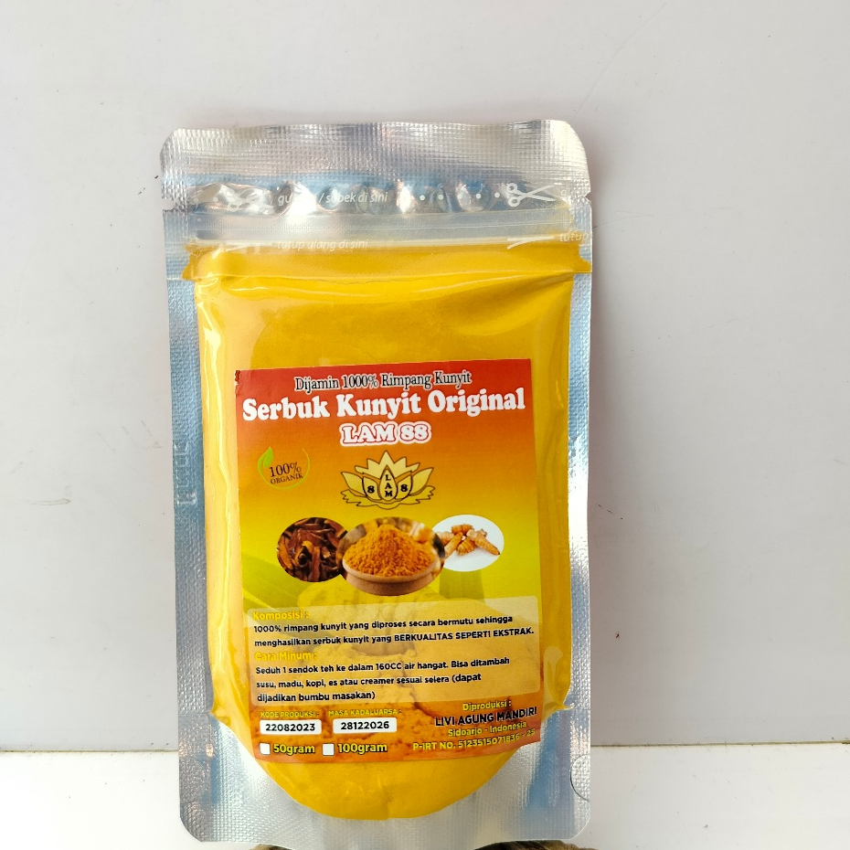 

Bubuk Kunyit 50 Gram