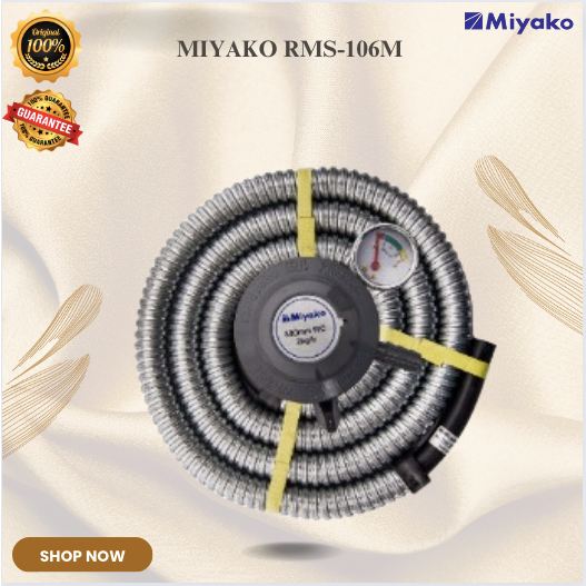 Miyako Regulator & Selang Gas RMS-106M/RMS 106M/RMS-106M/RMS106M/Miyako Regulator & Selang ORIGINAL
