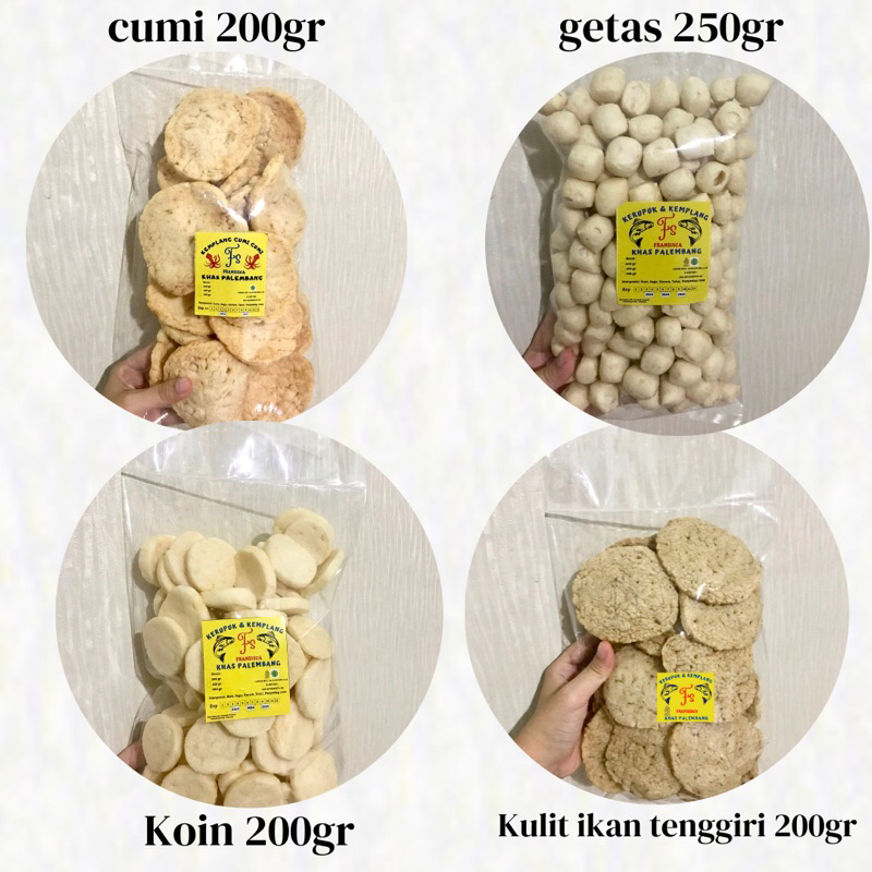 

PAKET CAMPUR KERUPUK PALEMBANG (KOIN, KULIT, GETAS, CUMI CUMI) KERUPUK PREMIUM
