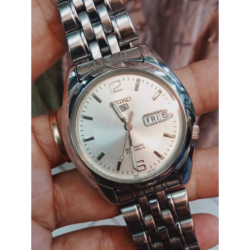 Seiko Automatic cal 7S26-01V0 Silver Dial