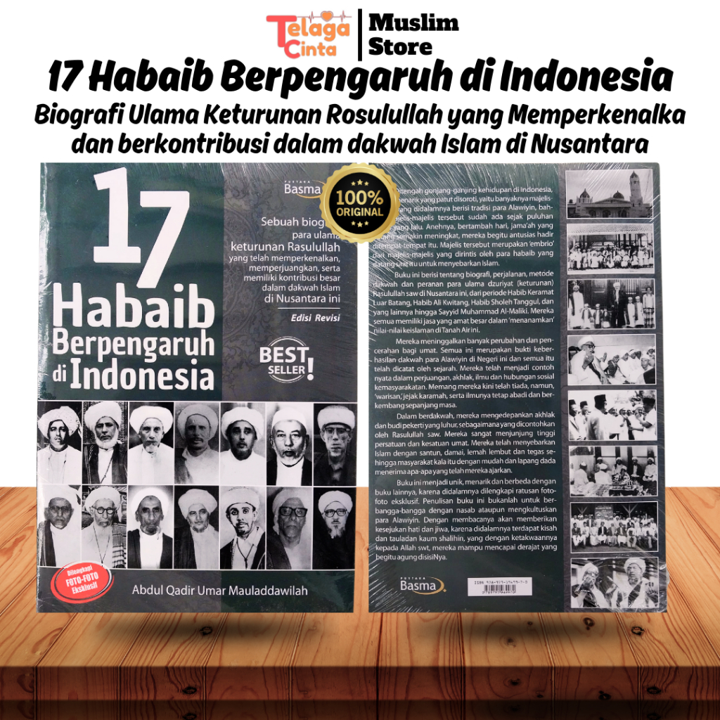 [ DIJAMIN ORIGINAL ] 17 Habaib Berpengaruh di Indonesia - Penerbit Basma