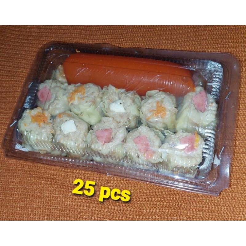 

Dimsum Ayam Frozen Premium Halal Isi Topping Mix 25 Pcs