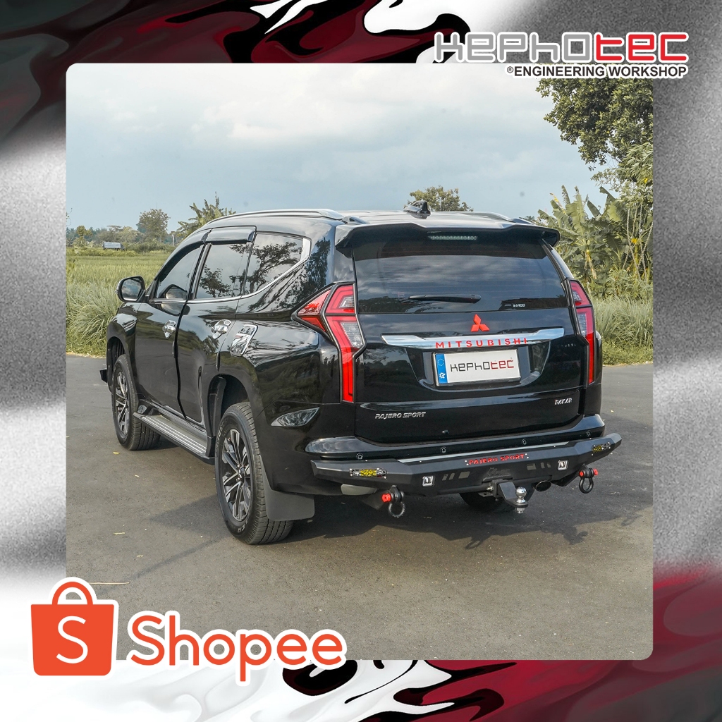 Bumper Bemper Belakang Pajero Sport Kephotec