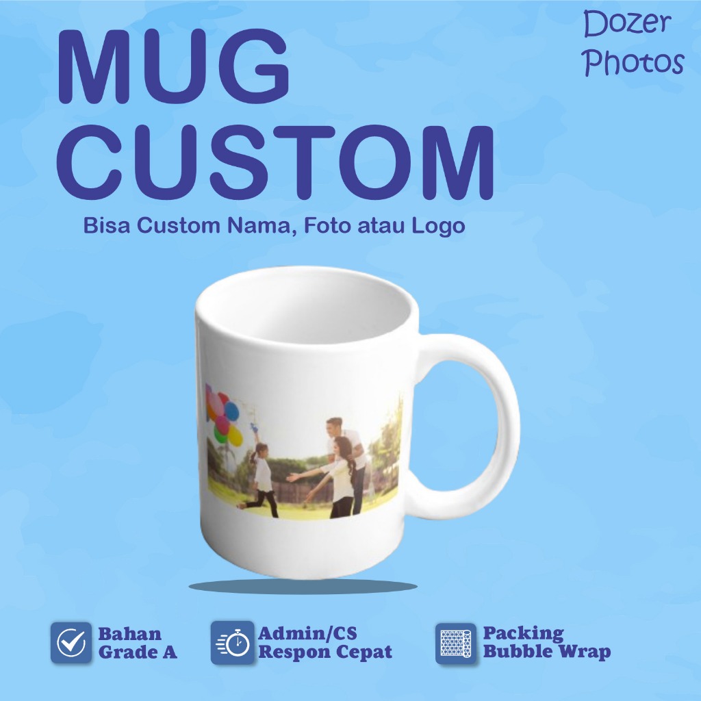 MUG CUSTOM/MUG FOTO/GELAS CUSTOM