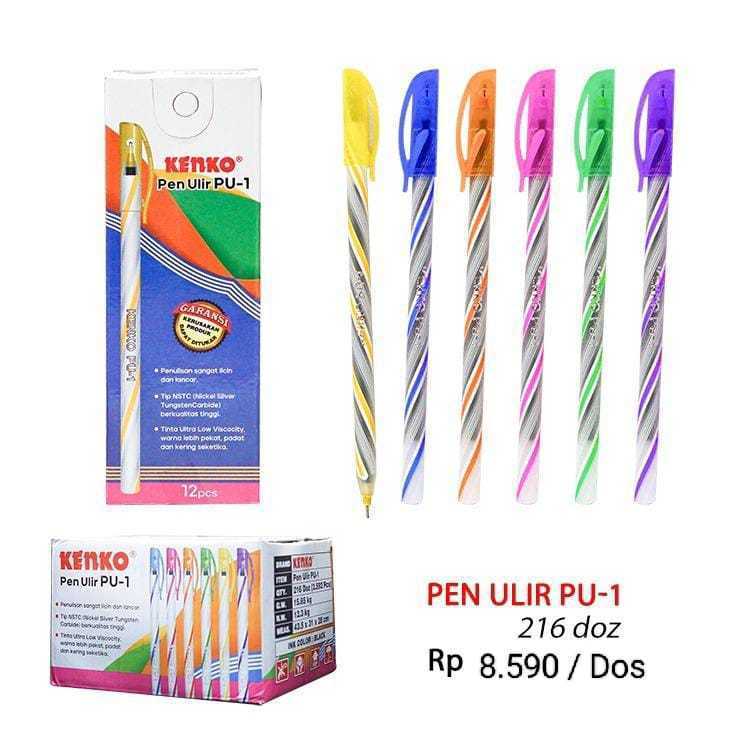 

Pulpen ulir KENKO / PULPEN LILIN KENKO (LUSIN)