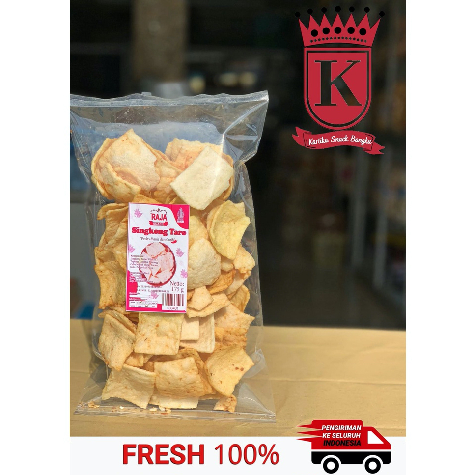 

Keripik Singkong Taro Pedas Manis 175gr