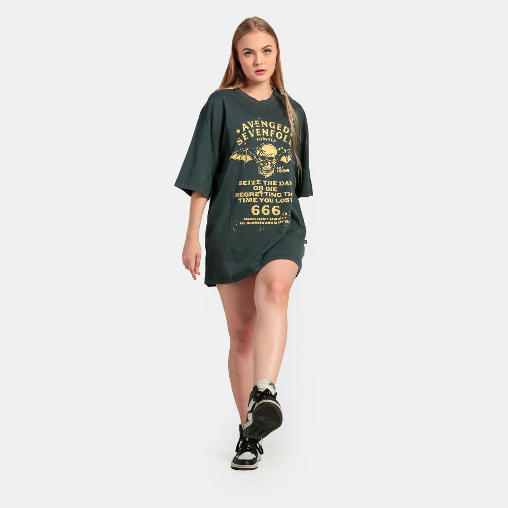 MFS T-SHIRT / AVENGED / CITY OF EVIL / OVERSIZE / ACID WASH