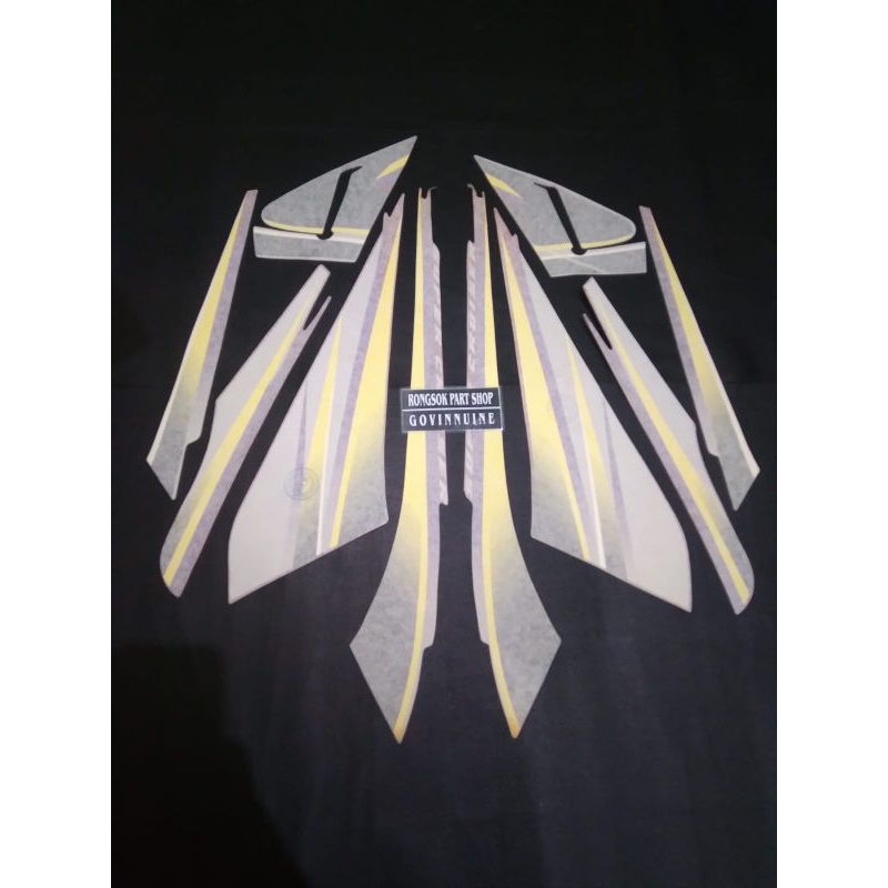 striping stiker sticker decal tiger 2001 2002 merah ori nos