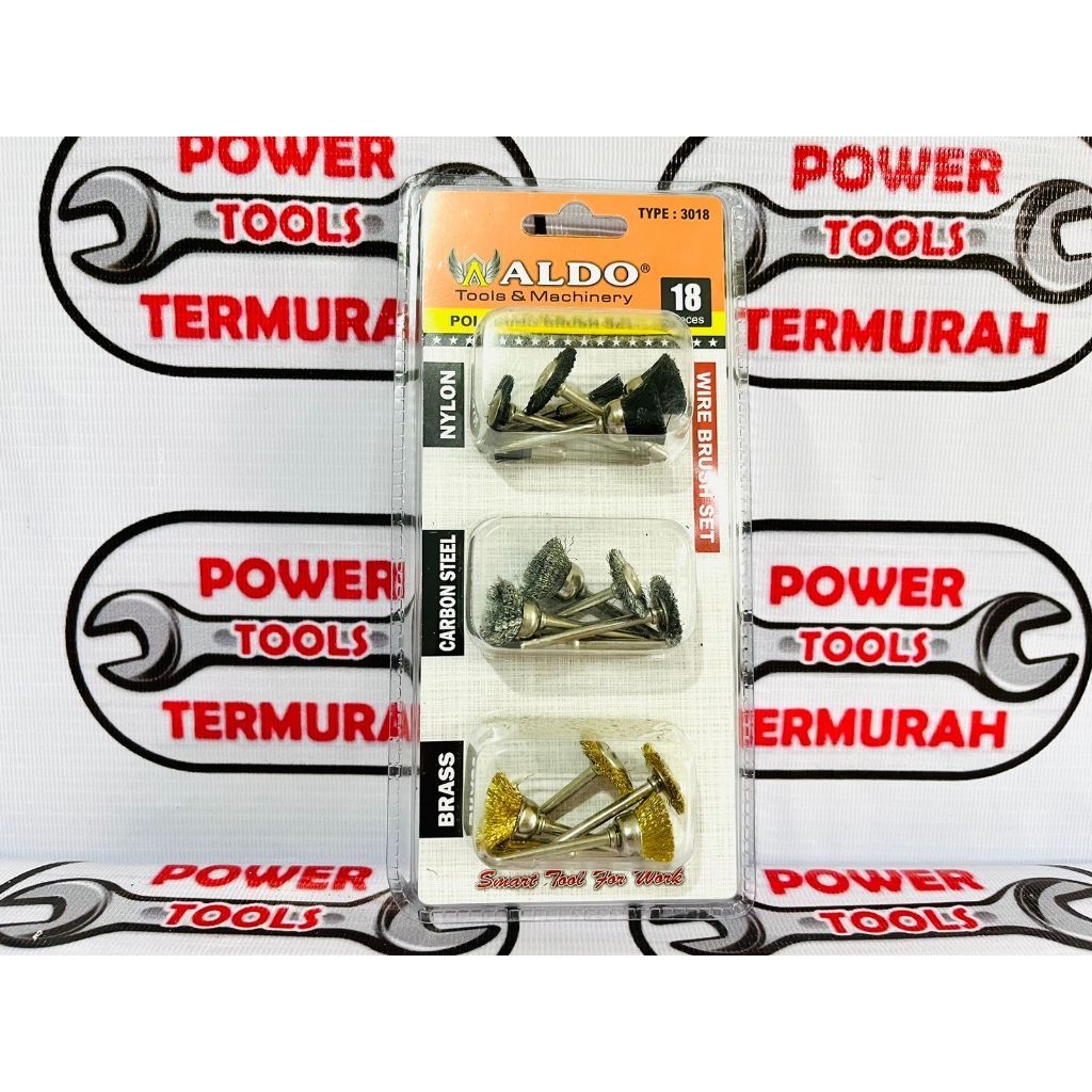 

(ALDO 3018) Mata Mini Grinder Sikat 18pcs ALDO 3018 / Mata Die Amplas