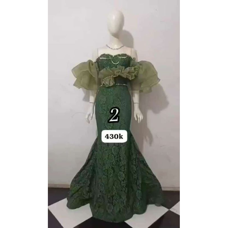 GAUN PENYANYI SHILEN BOUTIQUE//DUYUNG//DRESS//GAUN PESTA//BRUKAT//ORGANZA