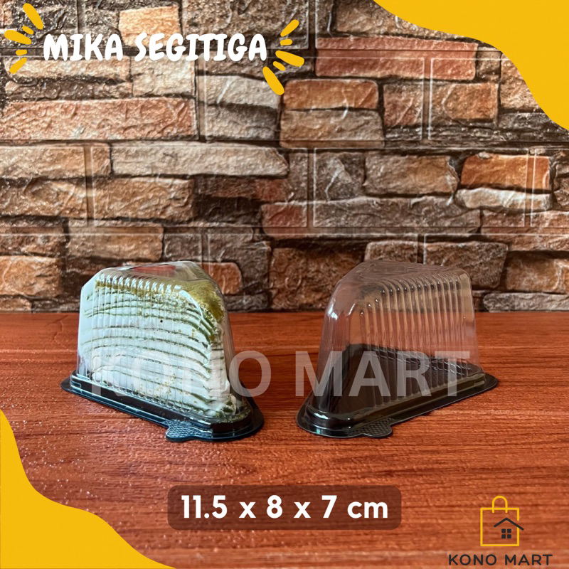 [ECER] MIKA CAKE SEGITIGA / MIKA CAKE POTONG / MIKA MILLE CREPES / MIKA SLICE CAKE