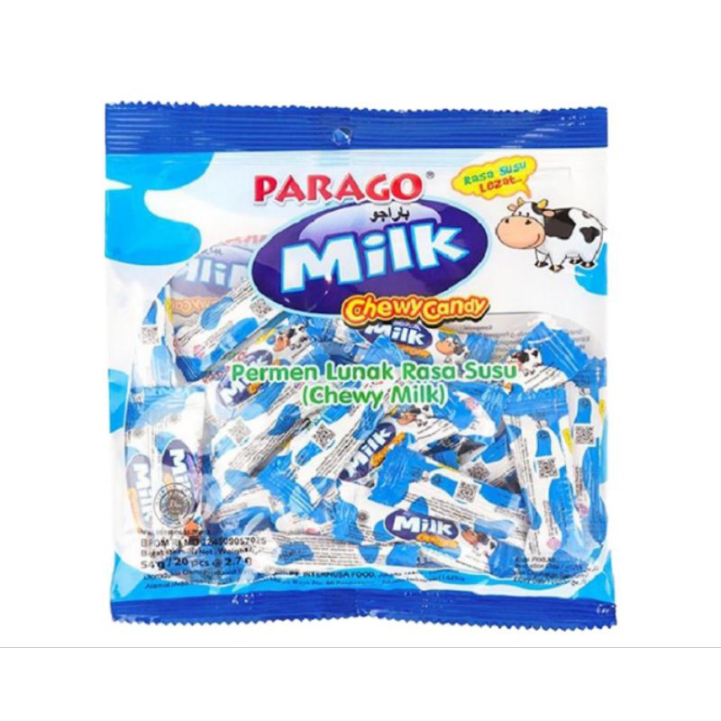 

PARAGO milk Chewy Candy permen Lunak susu 108 g