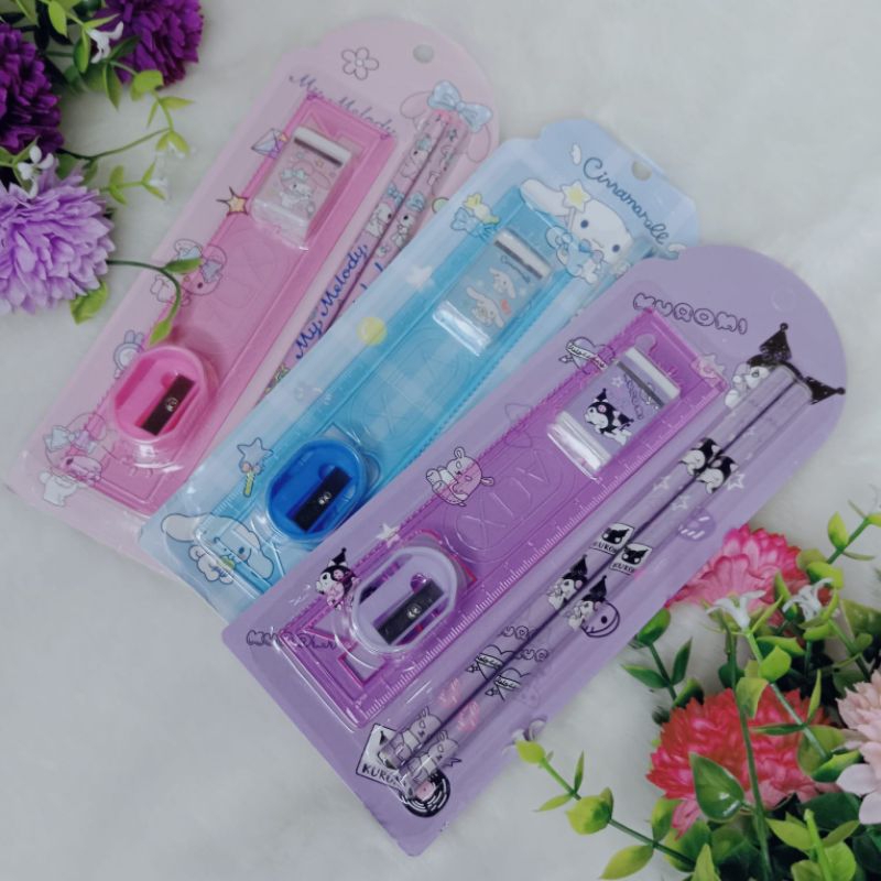 

Set Atk Sanrio kuromi melodi cinnamorol