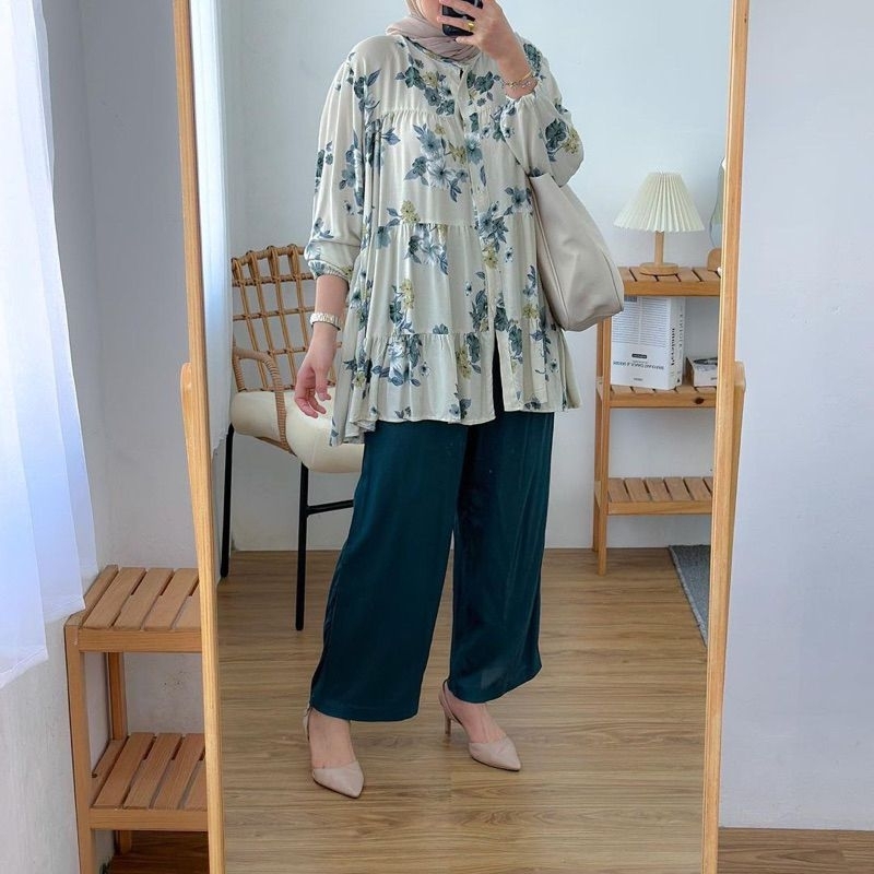 Setelan wanita Jumbo Terbaru Terlaris // MEERA ONE SET VIRALL