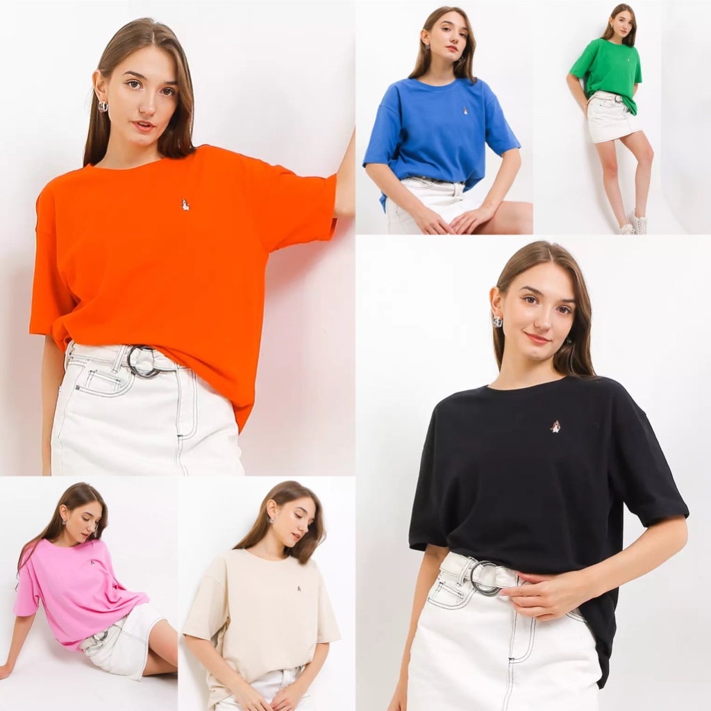 Hush Puppies Eilish 3 Oversized Tee Original (Tshirt/ Kaos Wanita)