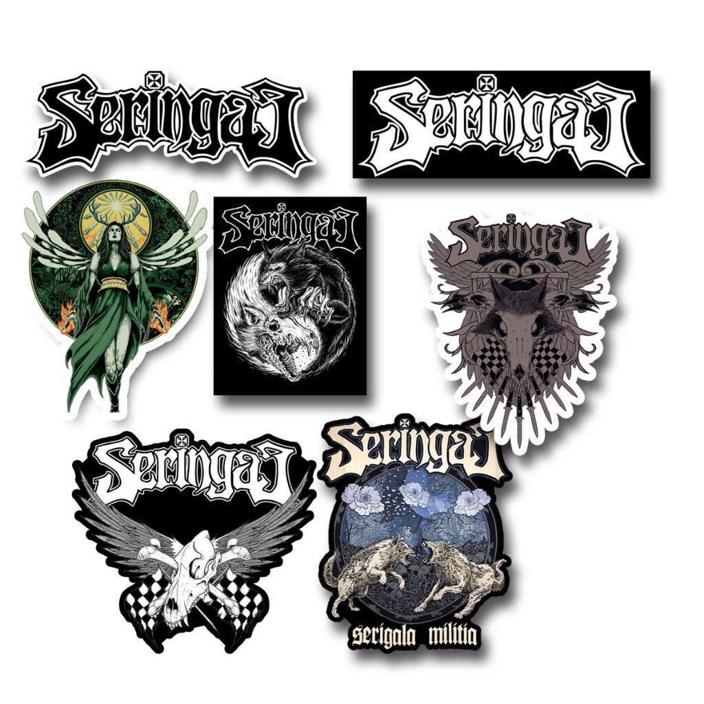 

STIKER SERINGAI LOGO - STICKER CUTTING / STIKER DEATH / BLACK / THRASH / POWER METAL / STIKER SATUAN