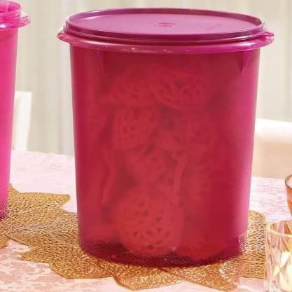 TUPPERWARE GIANT CANISTER 8.5 LITER GOLD PINK HIJAU TOSKA UNGU MUDA PER PCS