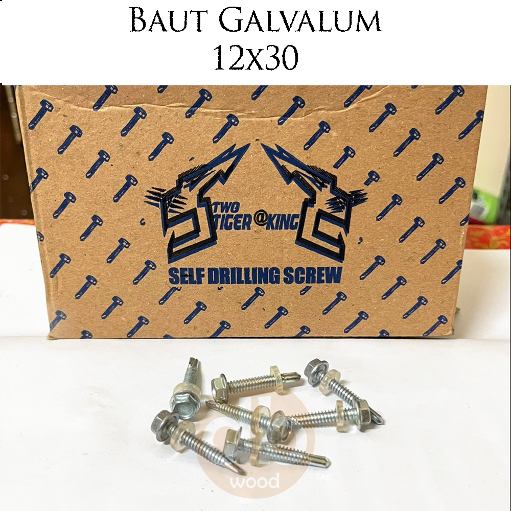 Baut Galvalum 12x30 Baja Ringan