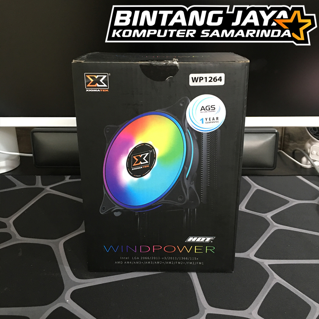 CPU Fan Air Cooler RGB XIGMATEK Windpower WP1264