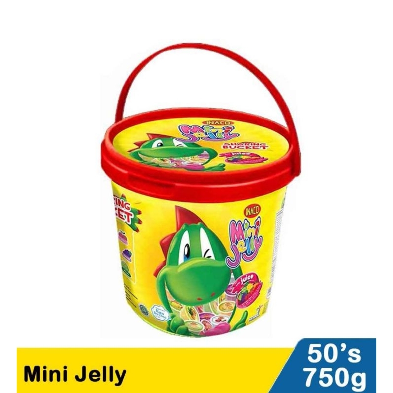 

INACO Mini Jelly Rasa Juice Bucket 50 x 15 g