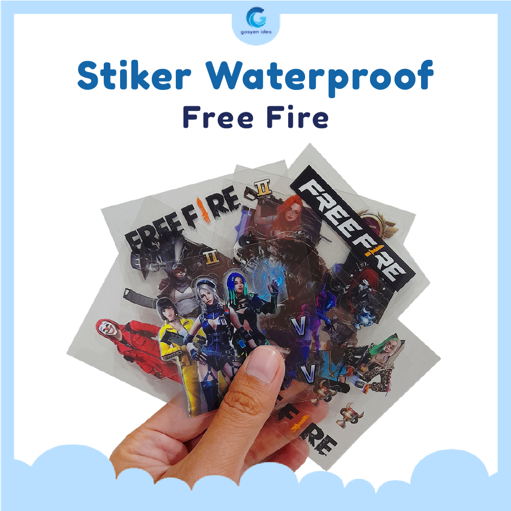 

STICKER NONO FREE FIRE FF [ECER] WATERPROOF / 1 LEMBAR STIKER