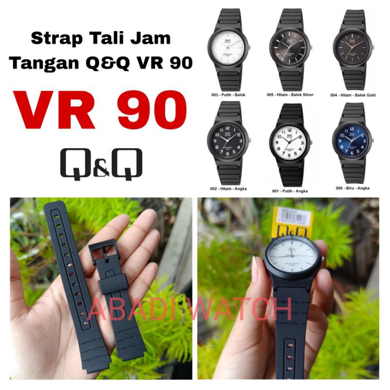 Strap Tali Jam Tangan Q&Q QNQ QQ VR 90 VR90 VR-90
