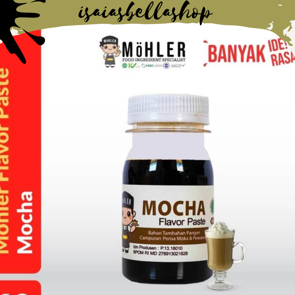 

MOCHA PERISA MOHLER||Pasta Perisa Pewarna MOHLER 60gr - MOCHA