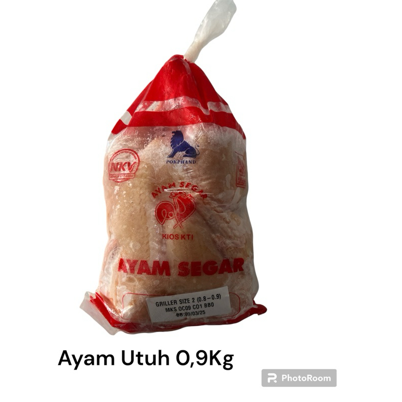 

Ayam Utuh KTI 0,9kg